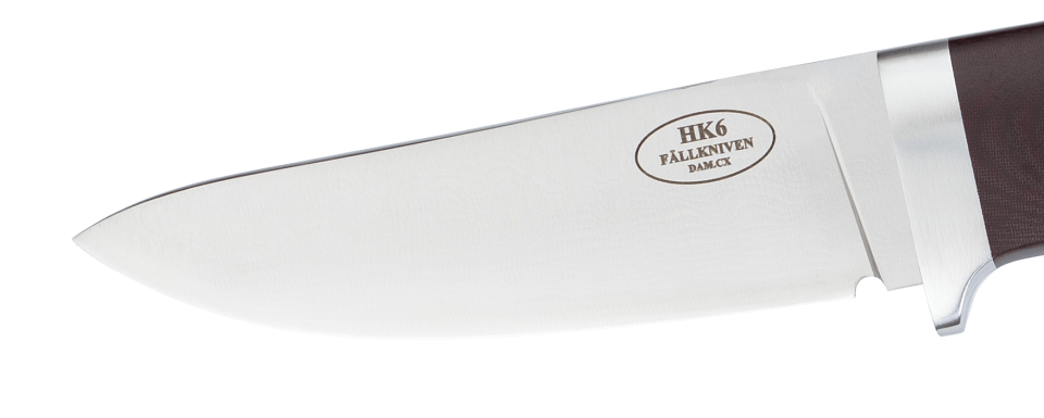 HK6cxLmm - Cowry X damaststål (Maroon Micarta) - Bild 2